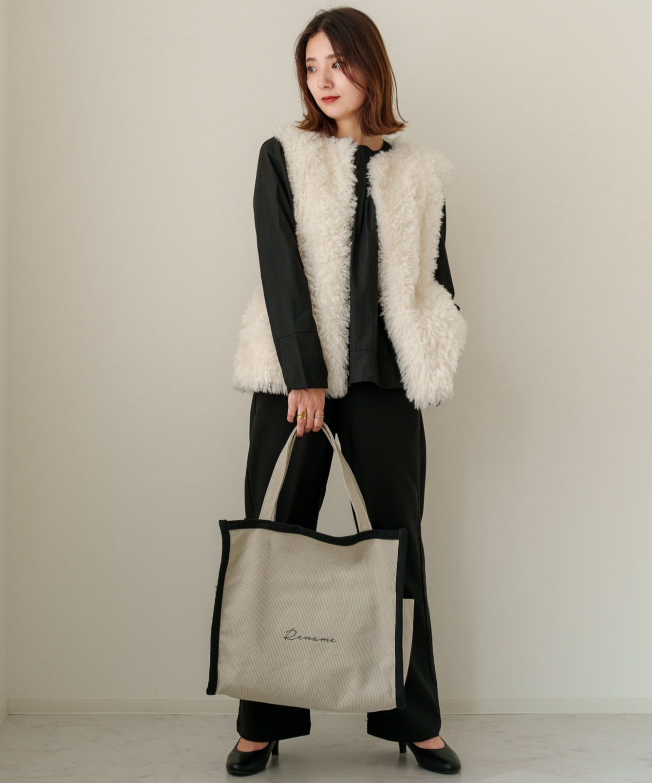 Rename 帆布 トートバッグ