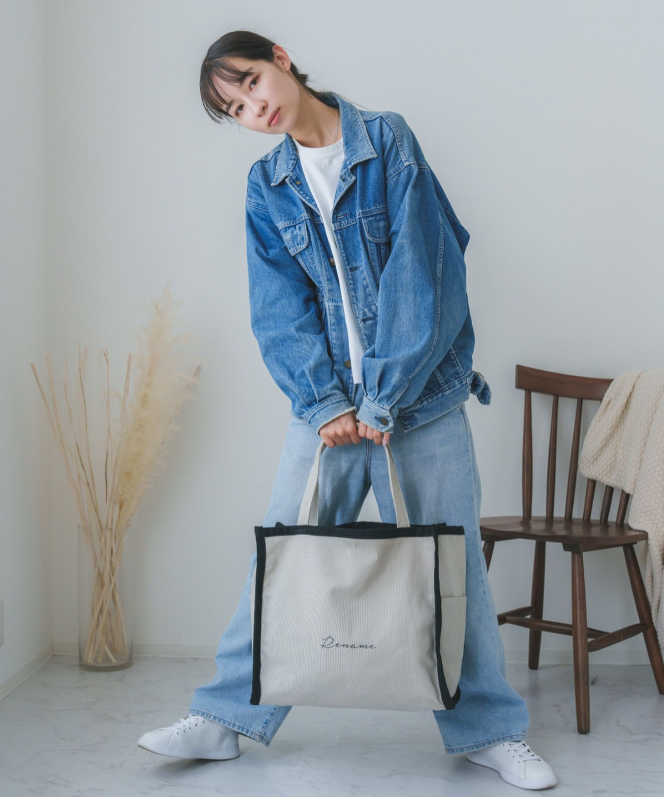 Rename 帆布 トートバッグ