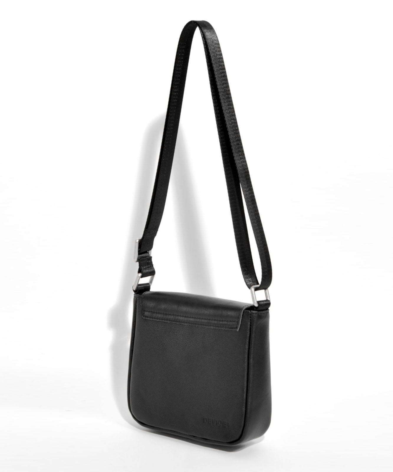 DEVICE＋ カウレザー フロントバックル ミニショルダーバッグ