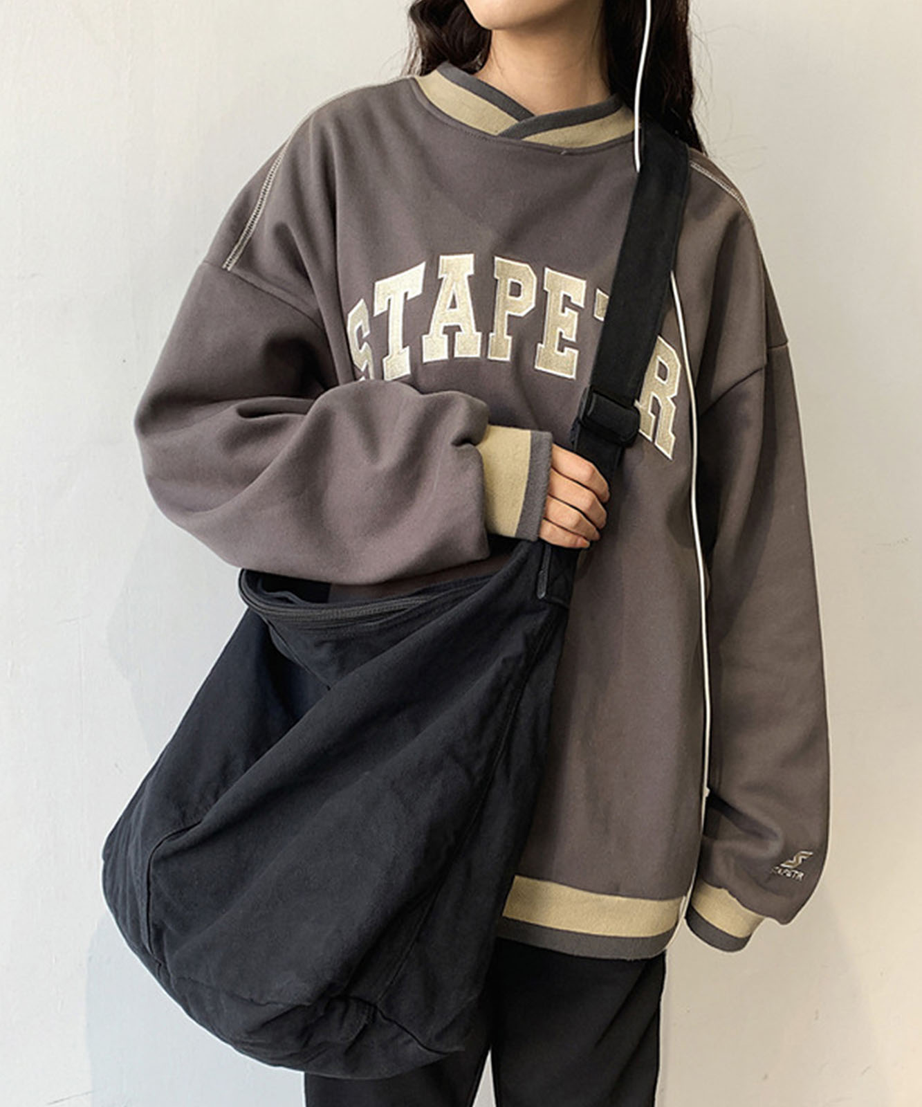 【 Rename 】 ウォッシュ加工 アジャスターベルト付き キャンバス ビッグトートショルダーバッグ メンズ レディース ユニセックス RSH22032