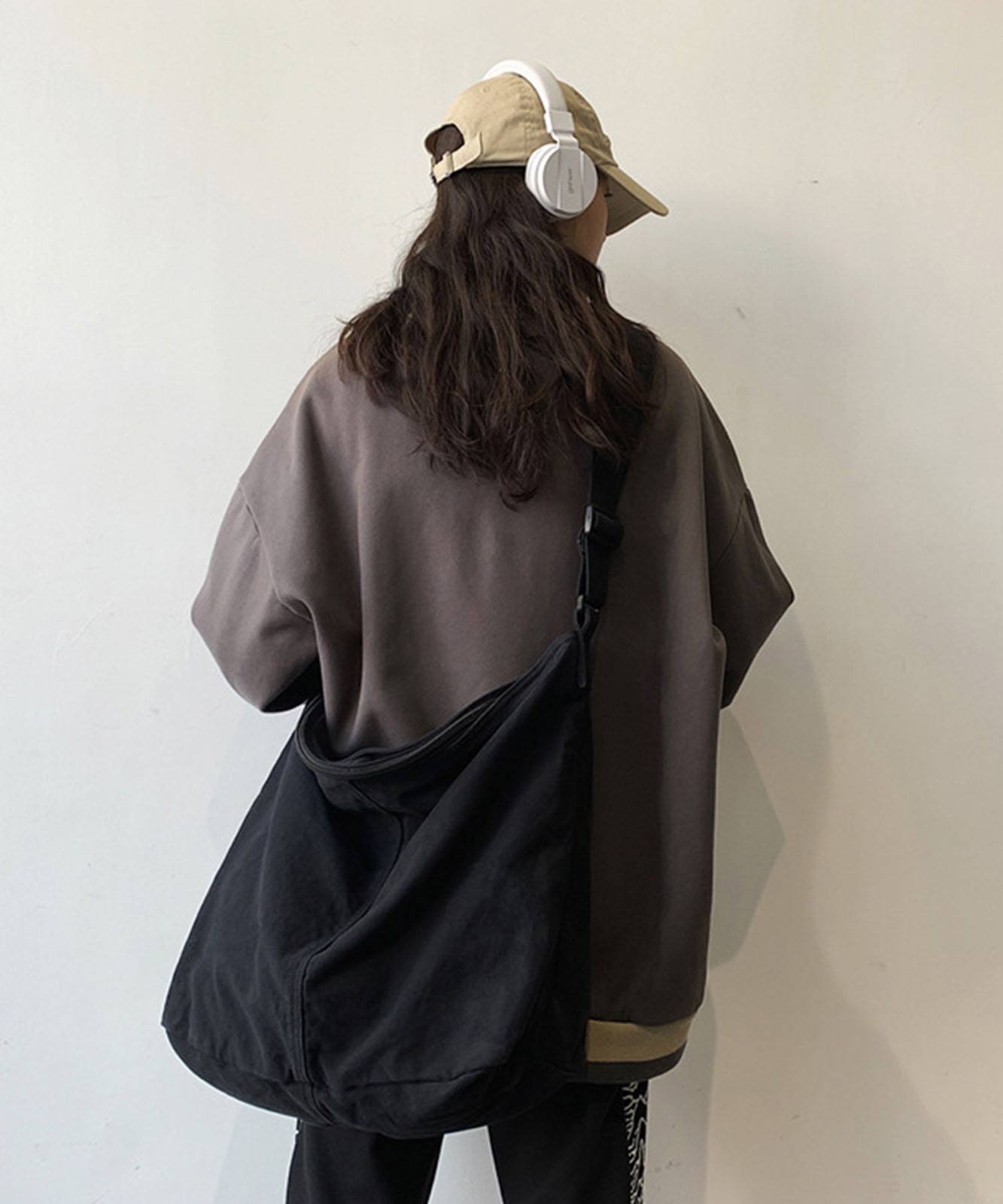 【 Rename 】 ウォッシュ加工 アジャスターベルト付き キャンバス ビッグトートショルダーバッグ メンズ レディース ユニセックス RSH22032