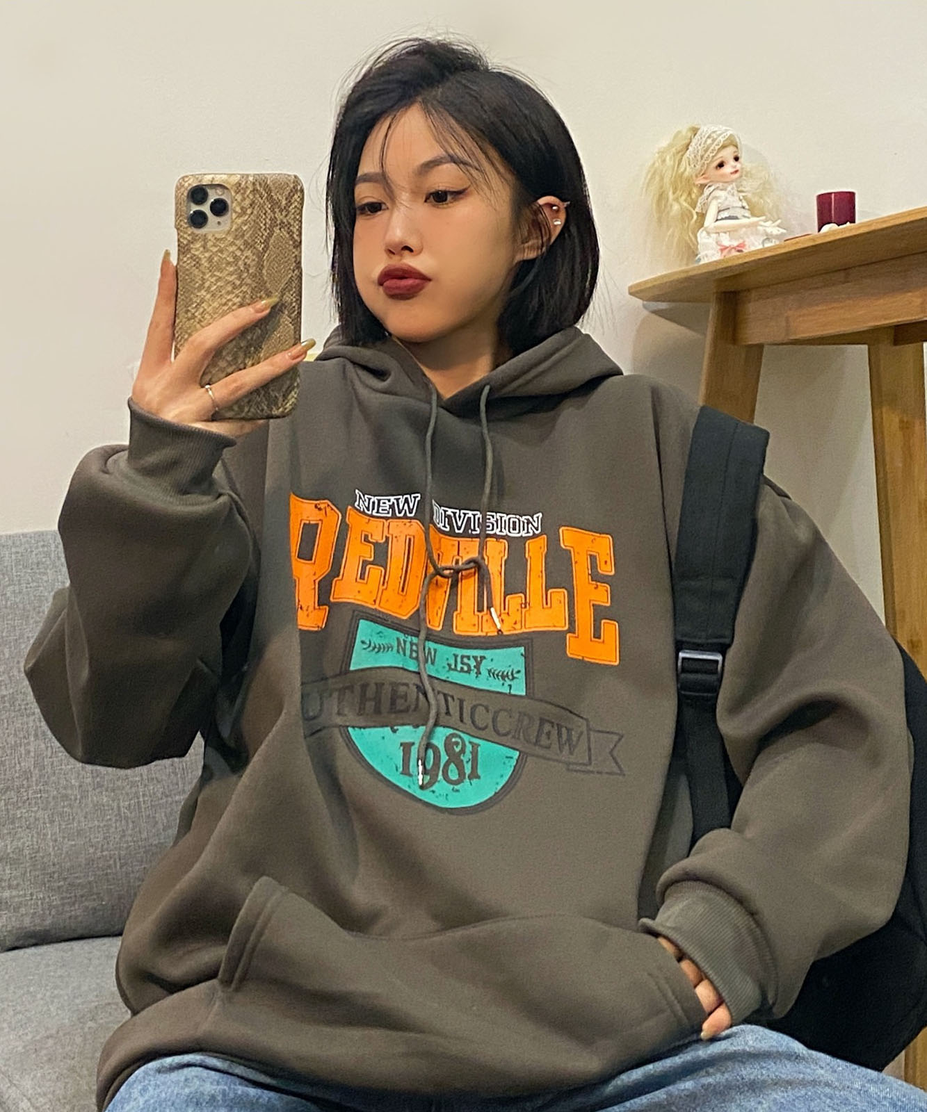 DEVICE select ヴィンテージ ストリート フーディ パーカー メンズ レディース ユニセックス