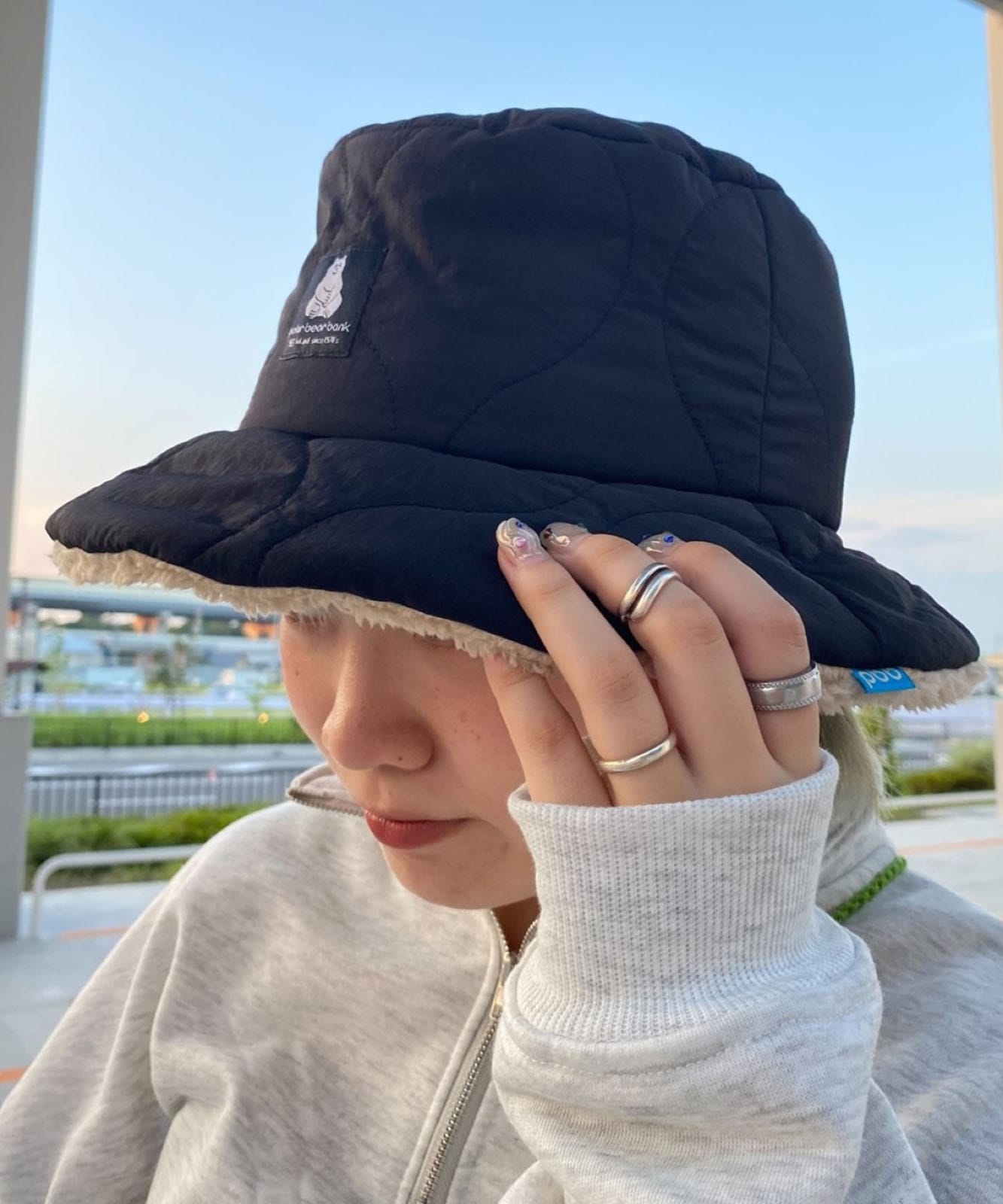 Bearwarm×6重リボンボアケット Bearwarm×6重リボンボアケット