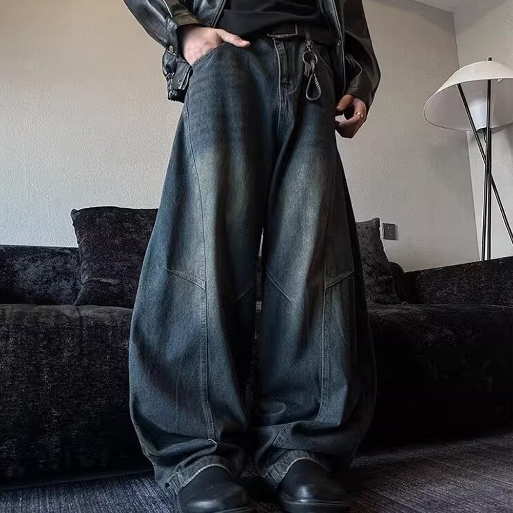 ヴィンテージ ウォッシュ デニム パンツ 