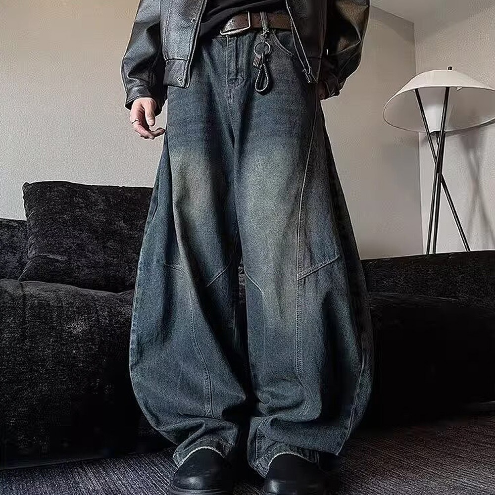 ヴィンテージ ウォッシュ デニム パンツ 