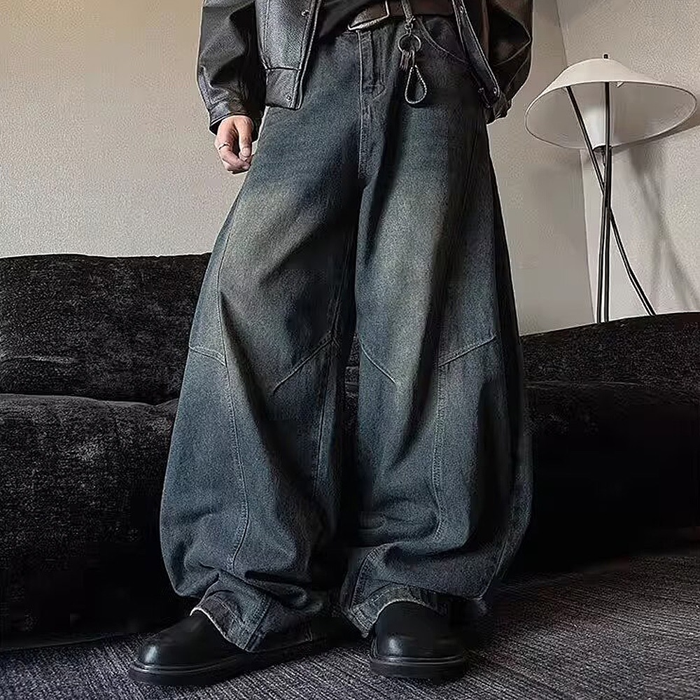 ヴィンテージ ウォッシュ デニム パンツ 