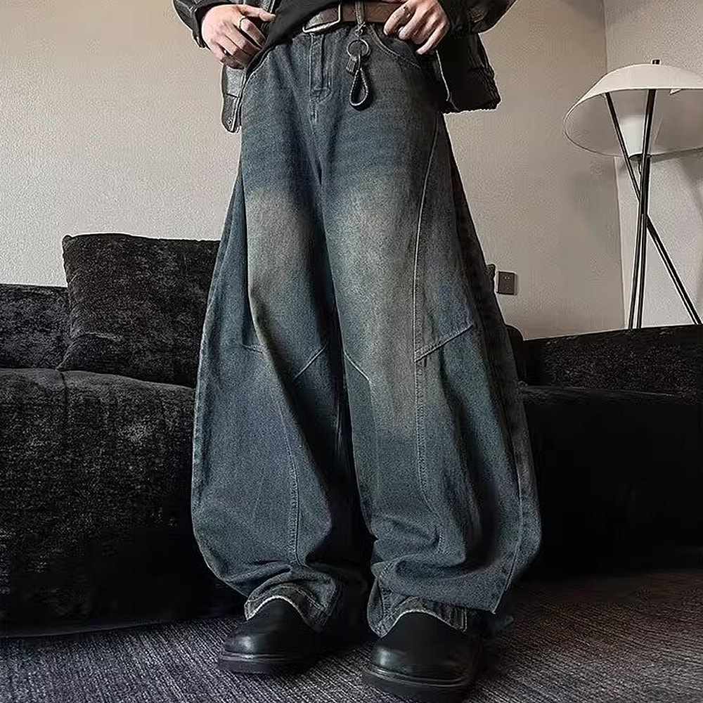 ヴィンテージ ウォッシュ デニム パンツ 
