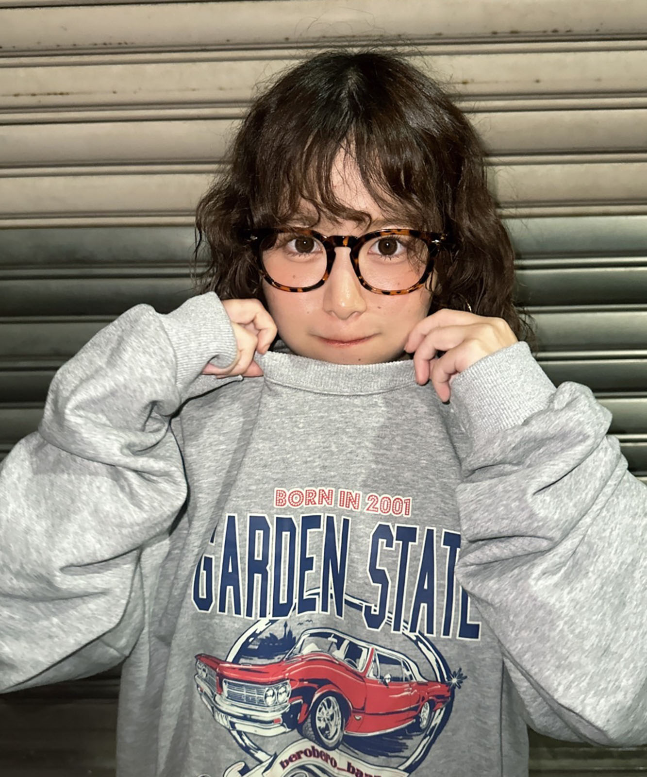 ルーズグラフィックプリント スウェット トレーナー メンズ レディース 秋服 冬服