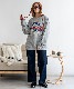ルーズグラフィックプリント スウェット トレーナー メンズ レディース 秋服 冬服