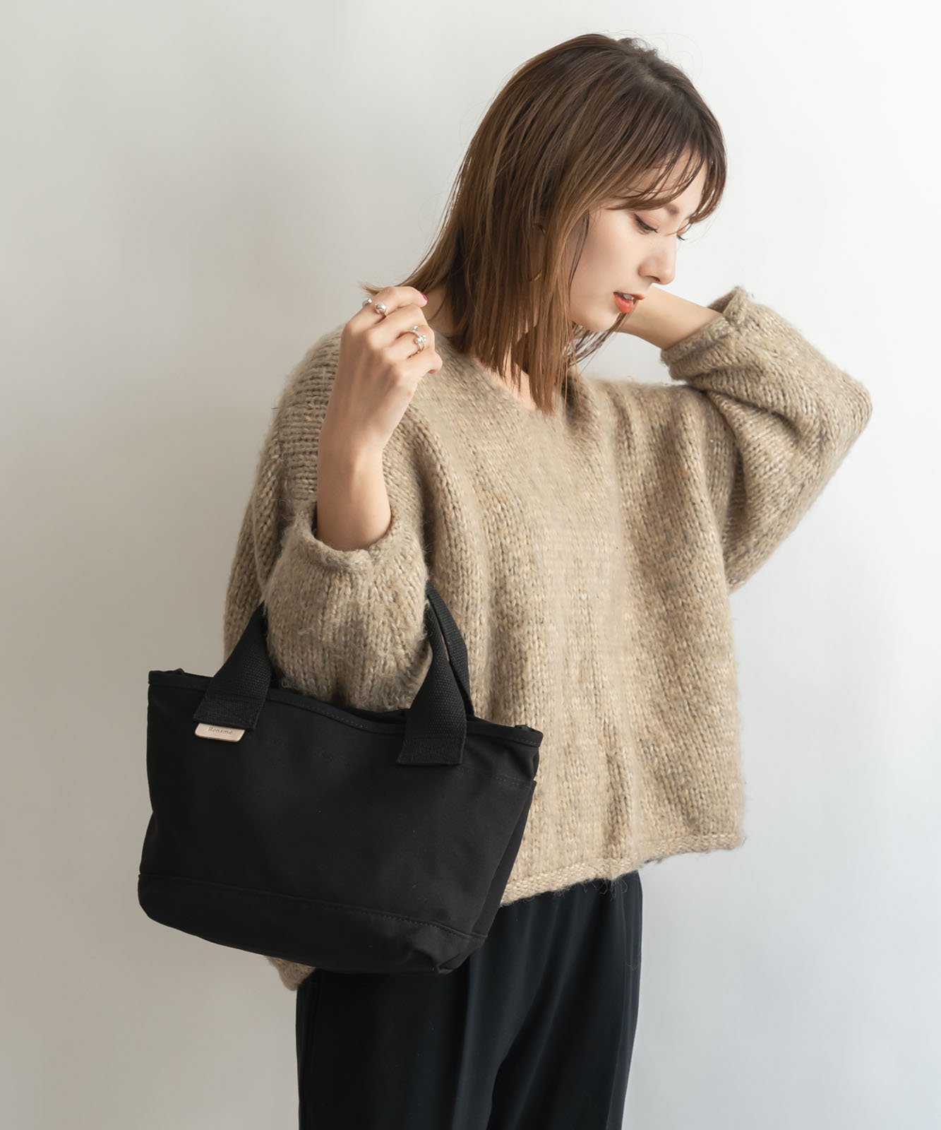 Rename キャンバス ミニトートバッグ