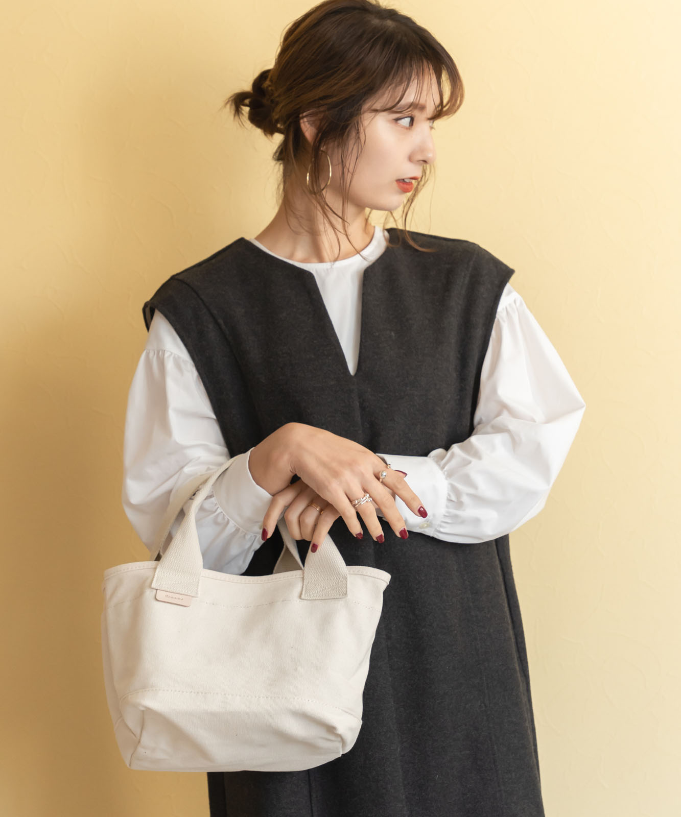 Rename キャンバス ミニトートバッグ