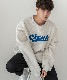 DEVICE select 韓国風ビッグシルエット カレッジロゴ フーディースウェット＆トレーナー メンズ レディース ユニセックス