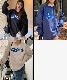 DEVICE select 韓国風ビッグシルエット カレッジロゴ フーディースウェット＆トレーナー メンズ レディース ユニセックス