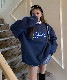 DEVICE select 韓国風ビッグシルエット カレッジロゴ フーディースウェット＆トレーナー メンズ レディース ユニセックス