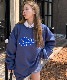 DEVICE select 韓国風ビッグシルエット カレッジロゴ フーディースウェット＆トレーナー メンズ レディース ユニセックス
