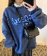 DEVICE select 韓国風ビッグシルエット カレッジロゴ フーディースウェット＆トレーナー メンズ レディース ユニセックス