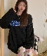 DEVICE select 韓国風ビッグシルエット カレッジロゴ フーディースウェット＆トレーナー メンズ レディース ユニセックス