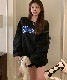 DEVICE select 韓国風ビッグシルエット カレッジロゴ フーディースウェット＆トレーナー メンズ レディース ユニセックス