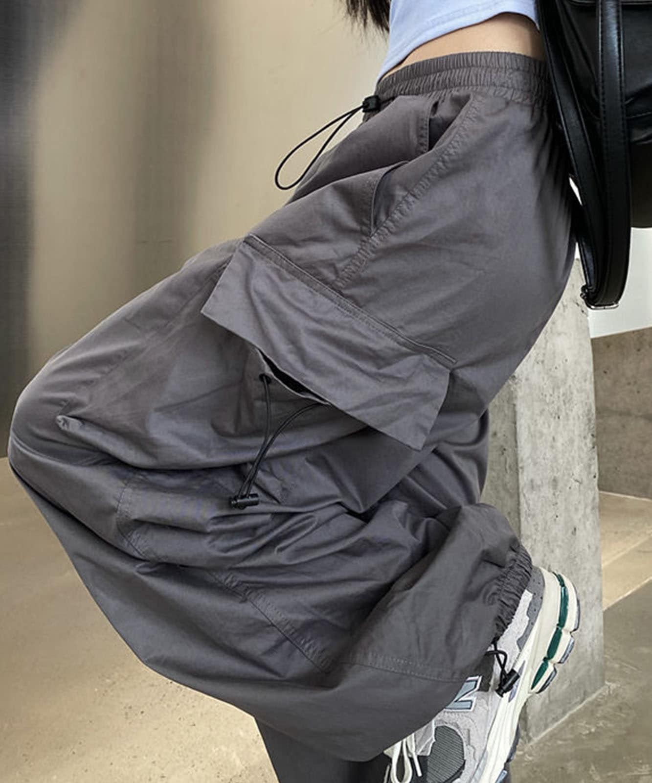 DEVICE select ストリートデザイン ルーズカーゴパンツ メンズ レディース ユニセックス