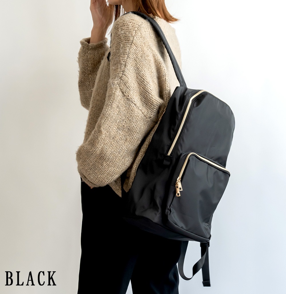 Rename ゴールドファスナーデイバッグ