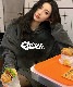 DEVICE select オーバーサイズ アメリカンヴィンテージストリート ピグメント パーカー スウェット 古着風 カレッジロゴ 肉厚 メンズ レディース 秋服 冬服
