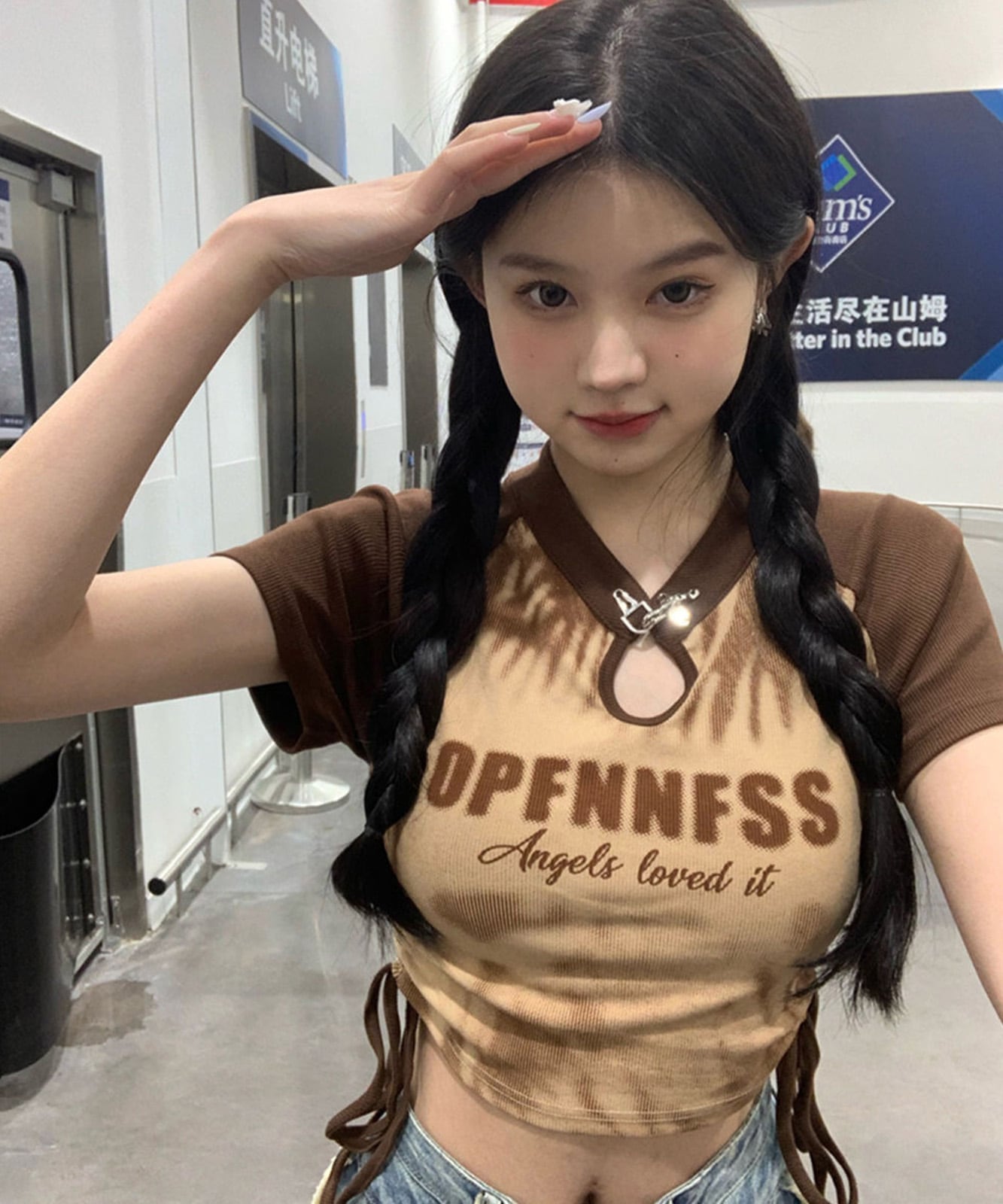 cutie/dirty long-T Mサイズ T-UNCUTIES-SHORT-Q2 Tシャツ｜ブラック｜ウィメンズ｜DIESEL