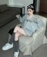 【DEVICE】 select ナンバリング ロゴ レイヤード 古着風 ルーズ ロンT タンクトップ セット レディース メンズ レディース ユニセックス おしゃれ 大容量 軽量 通学 通勤 韓国ストリート TA1181T