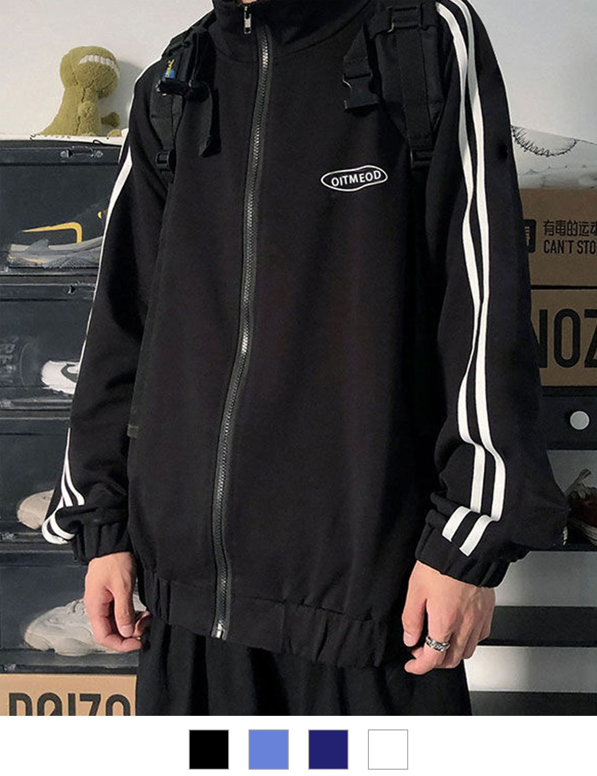 DEVICE select サイドライン トラックトップ ジャージ メンズ レディース