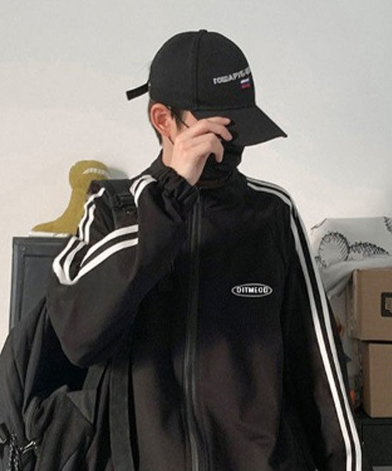 DEVICE select サイドライン トラックトップ ジャージ メンズ レディース