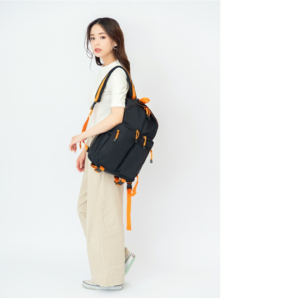 Rename バイカラーカラーテープ バックパック