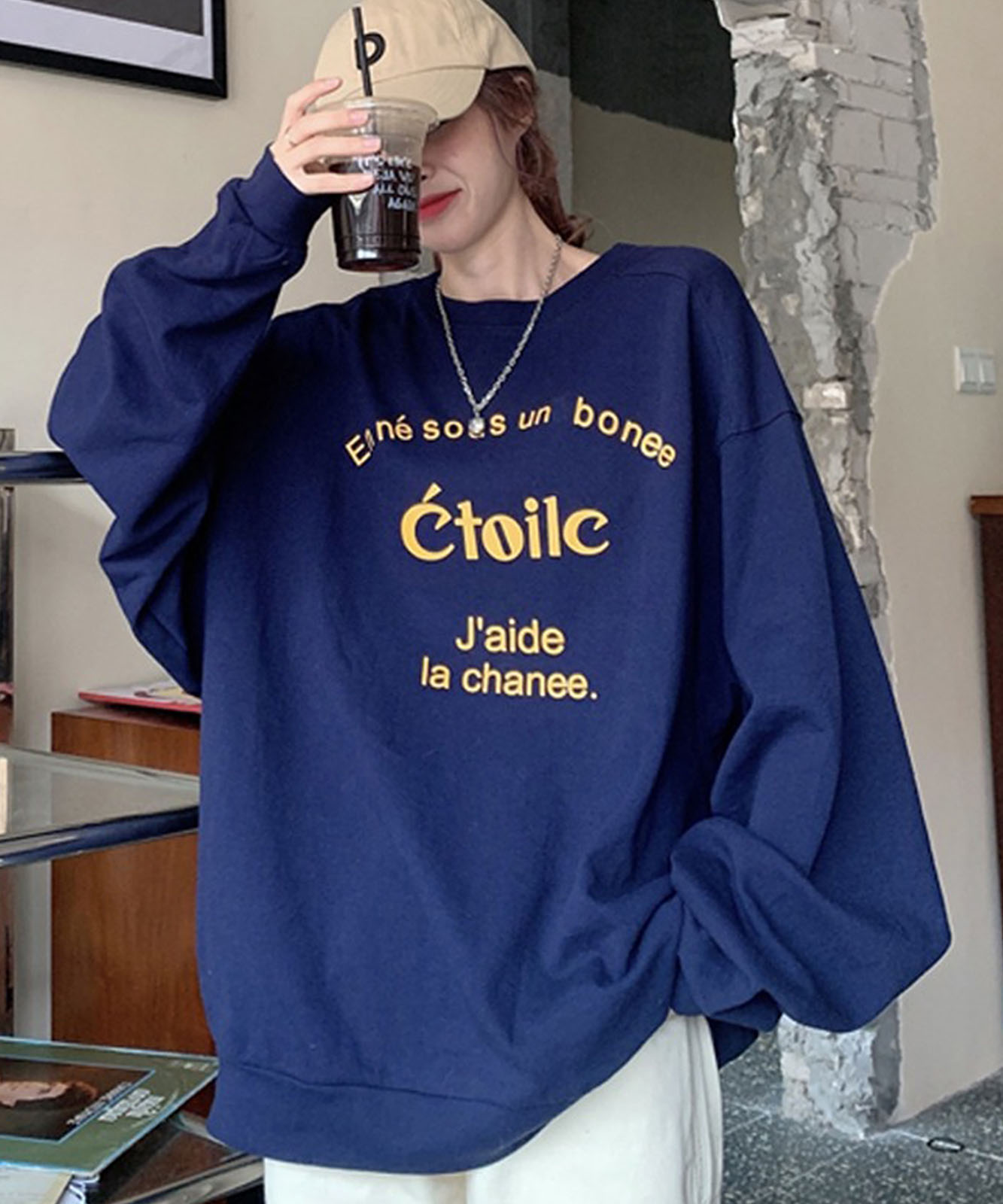 DEVICE select シンプルロゴ スウェット トレーナー メンズ レディース ユニセックス