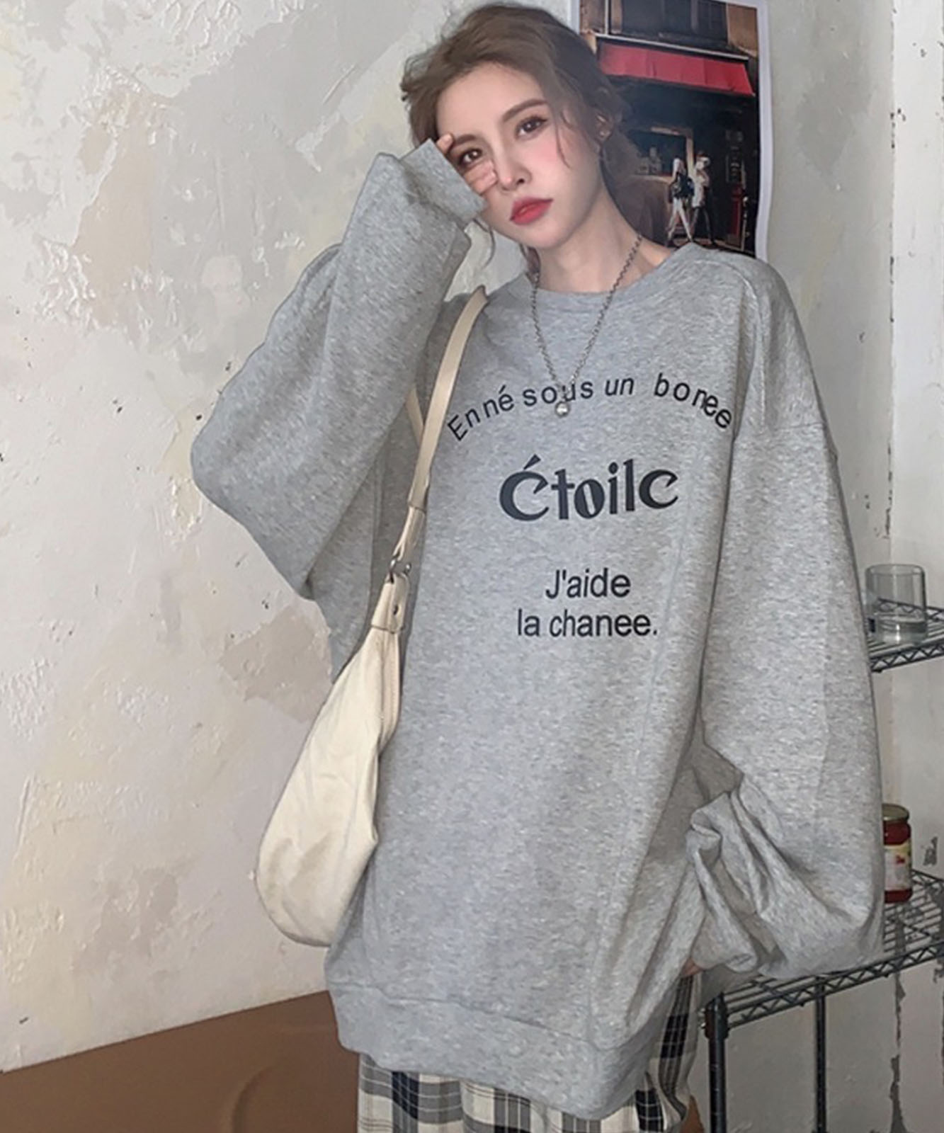 DEVICE select シンプルロゴ スウェット トレーナー メンズ レディース ユニセックス