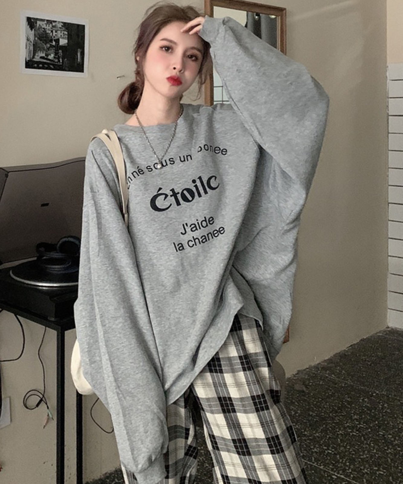 DEVICE select シンプルロゴ スウェット トレーナー メンズ レディース ユニセックス