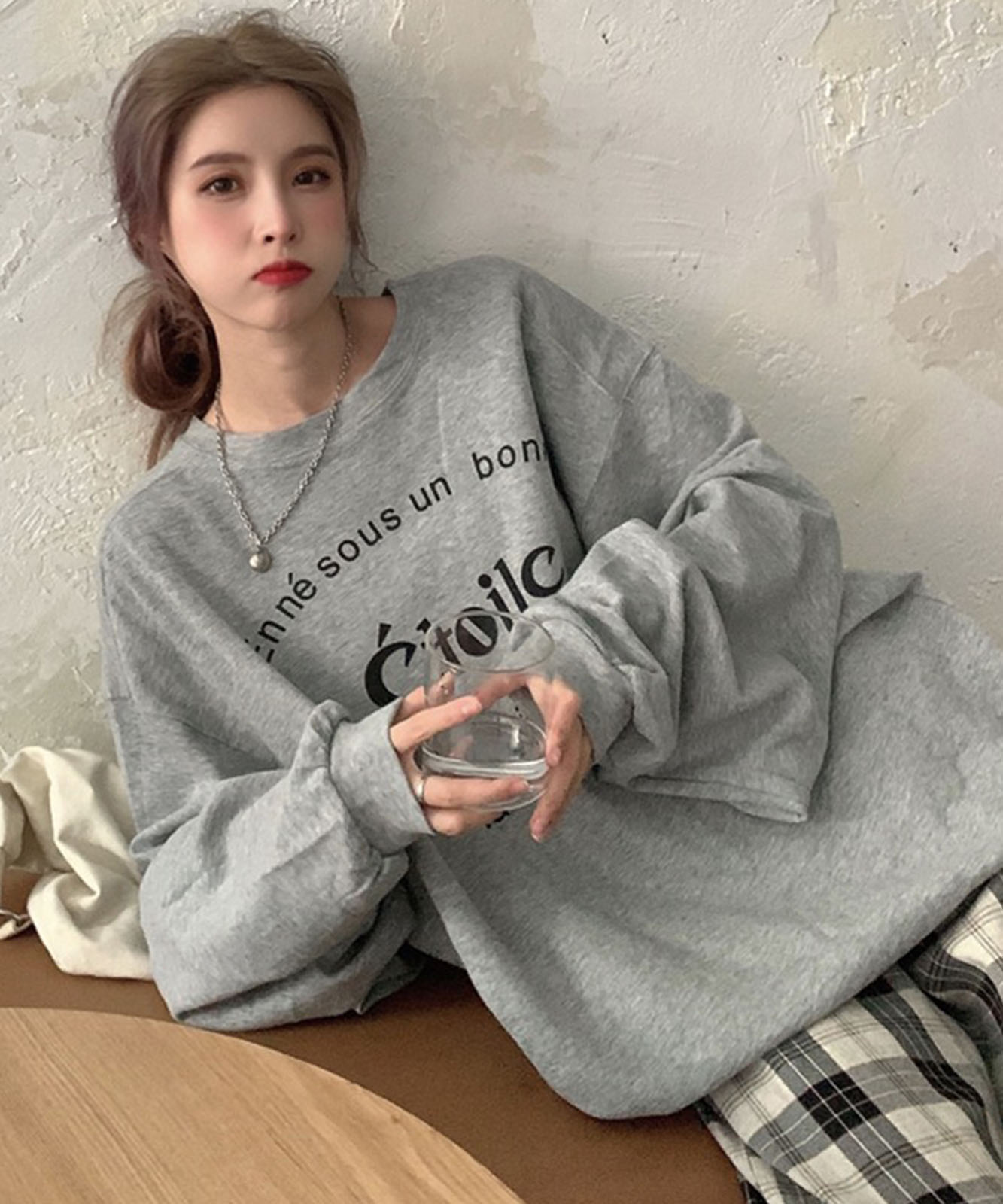 DEVICE select シンプルロゴ スウェット トレーナー メンズ レディース ユニセックス