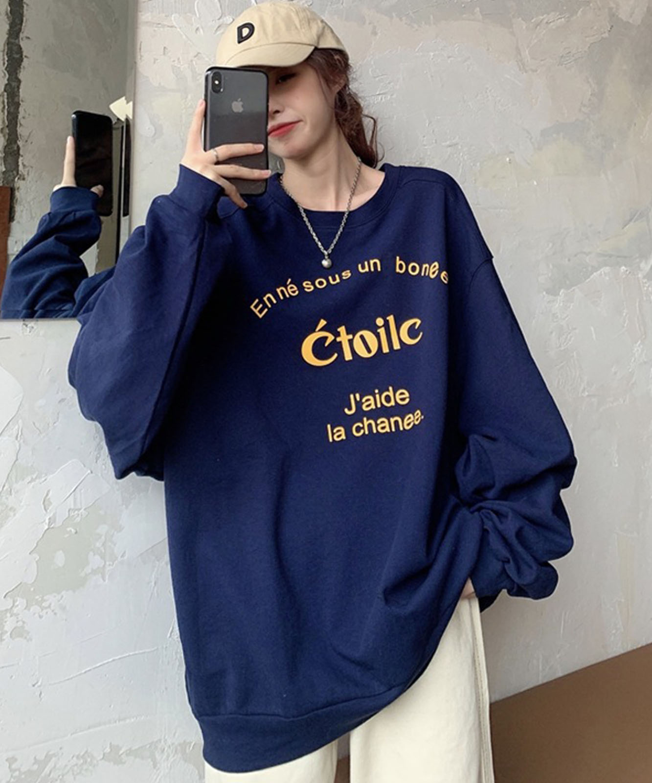 DEVICE select シンプルロゴ スウェット トレーナー メンズ レディース ユニセックス