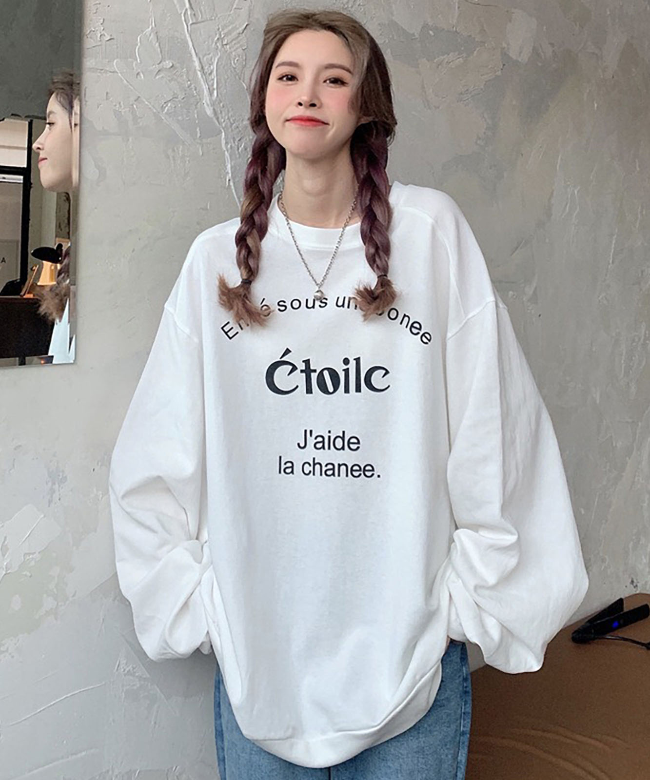 DEVICE select シンプルロゴ スウェット トレーナー メンズ レディース ユニセックス