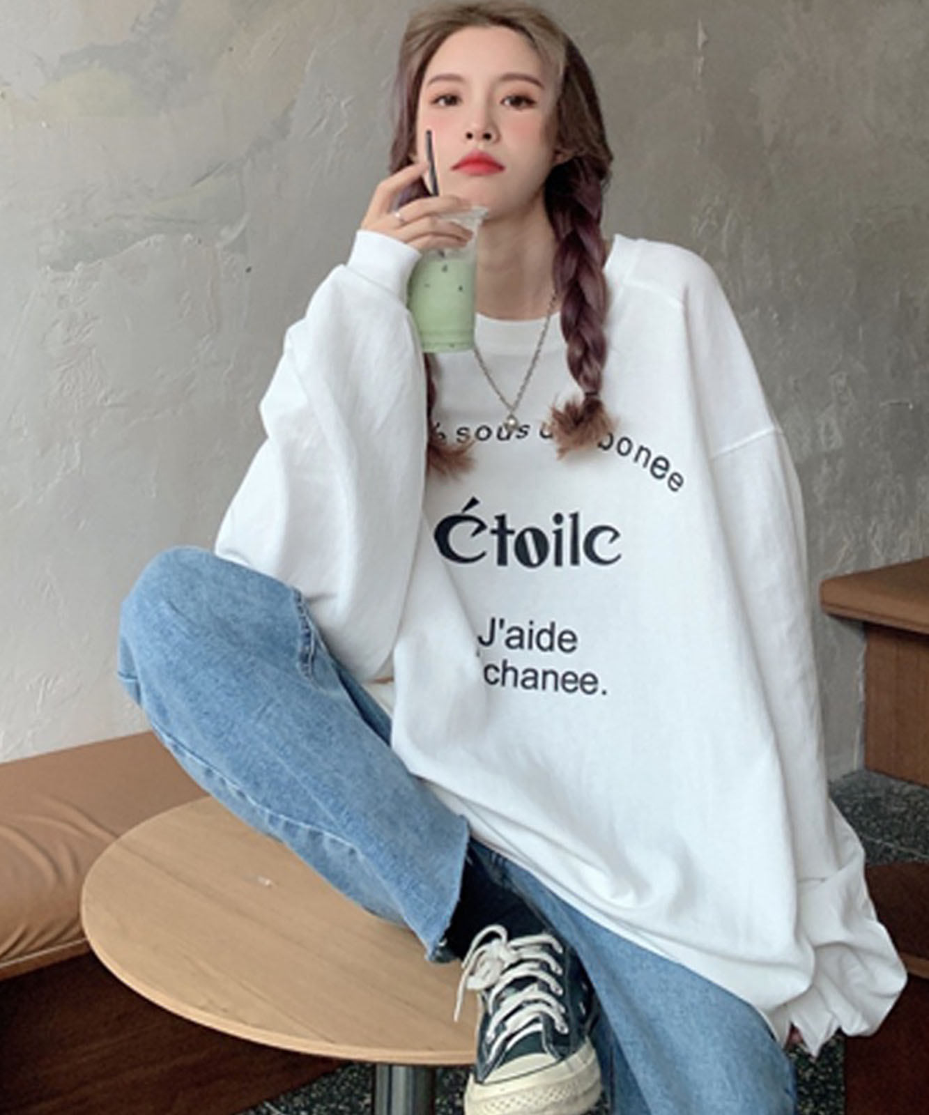 DEVICE select シンプルロゴ スウェット トレーナー メンズ レディース ユニセックス