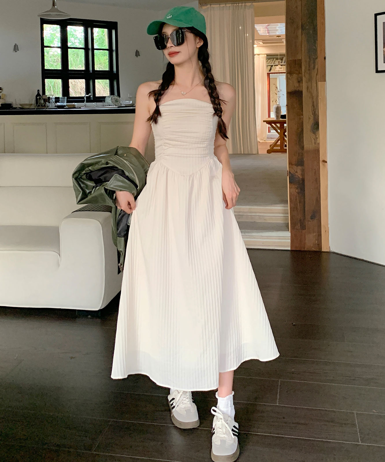 DEVICE select ウェリントン スクエア ビッグフレーム サングラス Y2K