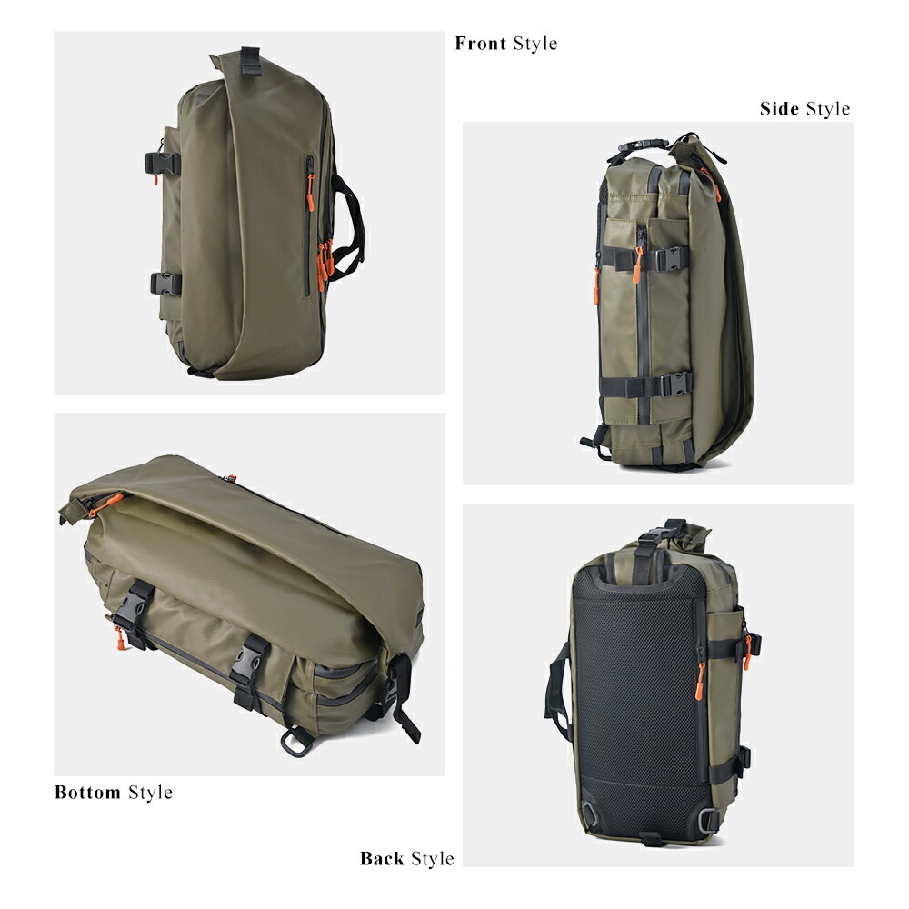 DEVICE 多機能口折れメガボディバッグ