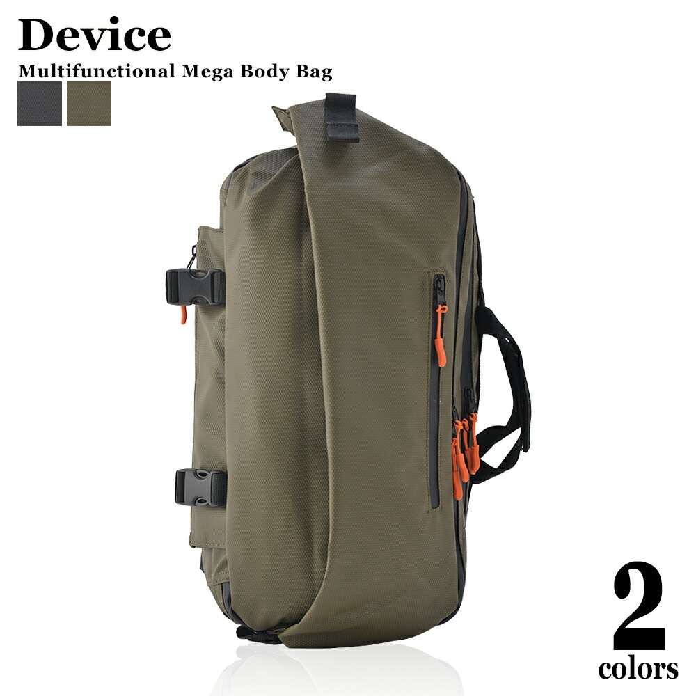 DEVICE 多機能口折れメガボディバッグ