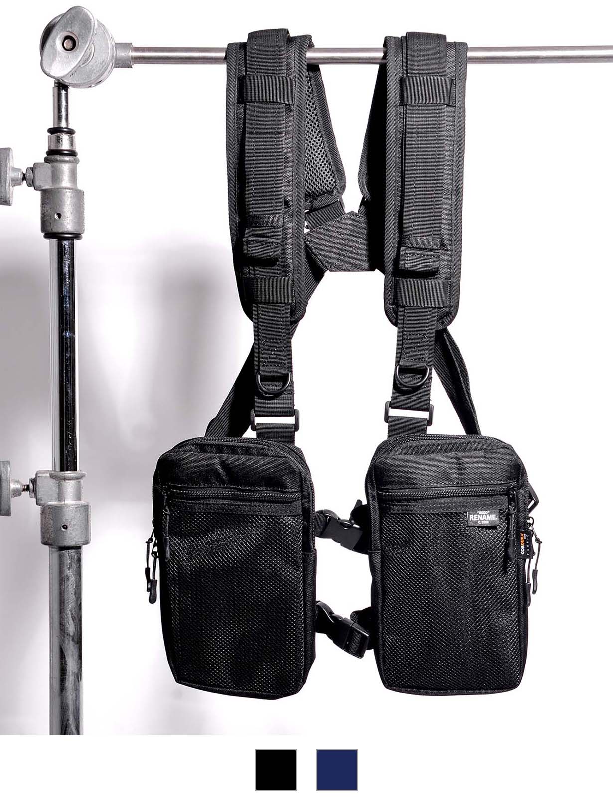 Rename コーデュラナイロン ベスト型ボディショルダーバッグ