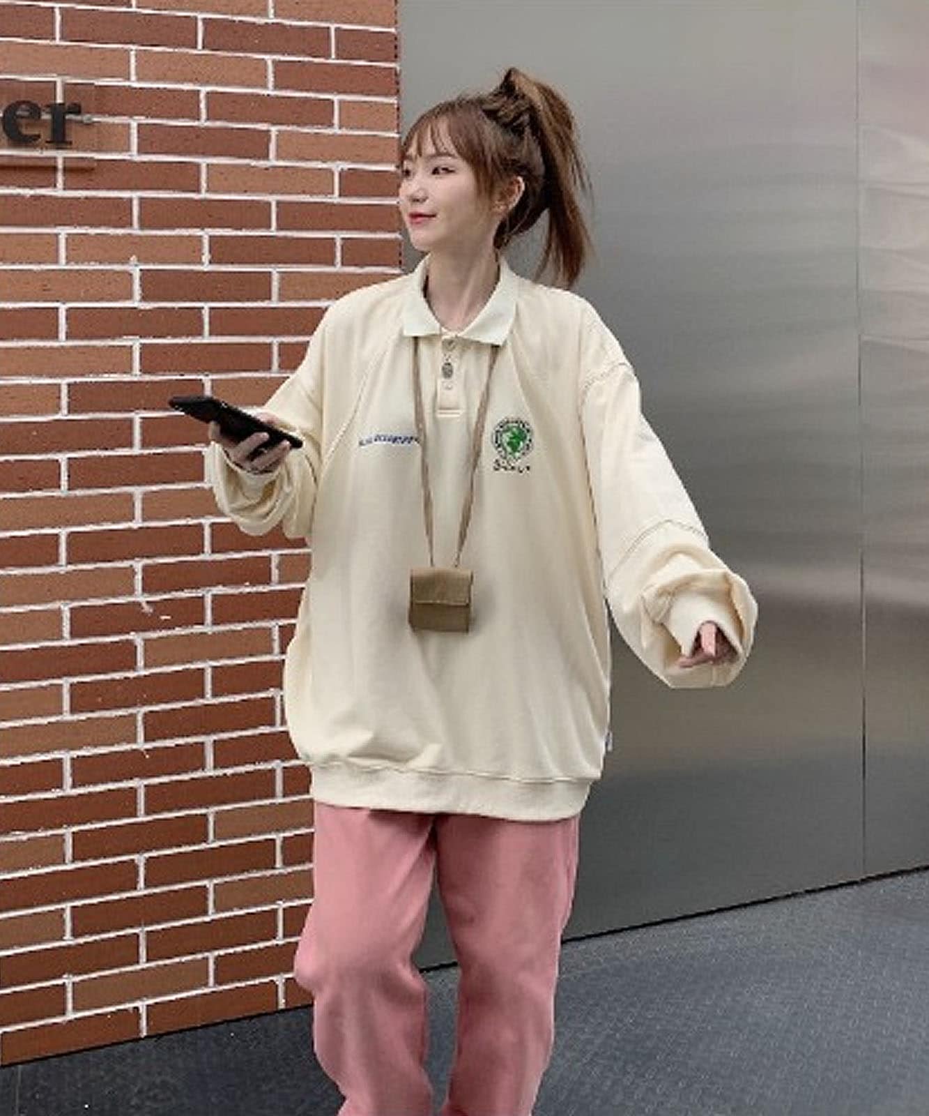DEVICE select オーバーサイズ スウェットトレーナー メンズ レディース ユニセックス