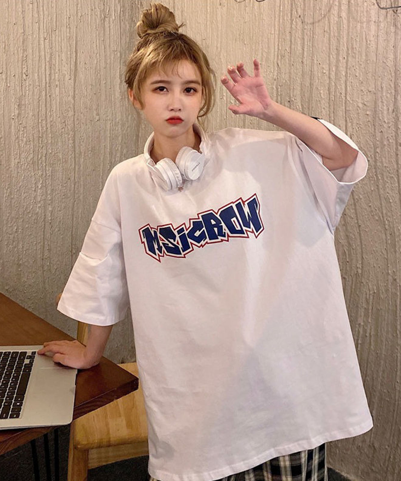 DEVICE select フロントビッグロゴ Tシャツ メンズ レディース ユニセックス