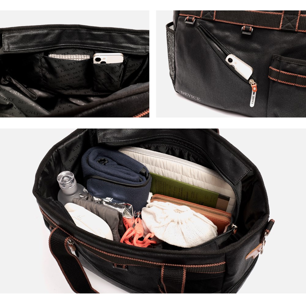 DEVICE WORK 2WAY トートショルダーバッグ シューズケース付き