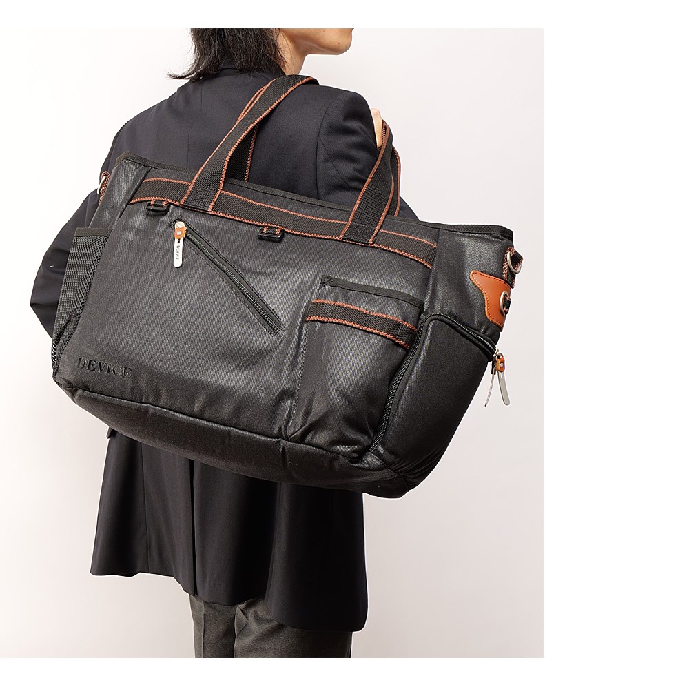 DEVICE WORK 2WAY トートショルダーバッグ シューズケース付き