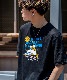 DEVICE select duckプリント 古着風 オーバーサイズ ビッグシルエット 半袖Tシャツ メンズ レディース ユニセックス