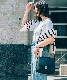 Rename フェイクレザーフラップ ショルダーバッグ