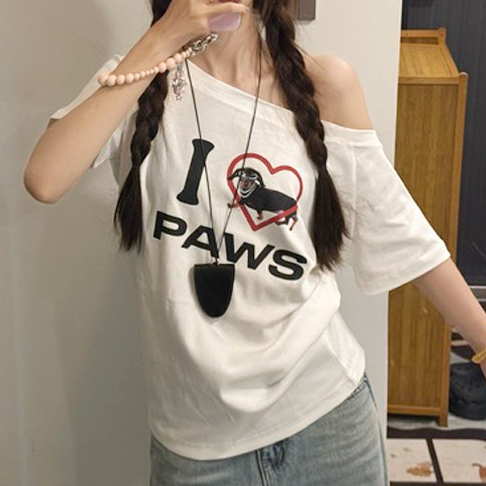 ごめんね BOYS ハート プリント Tシャツ 