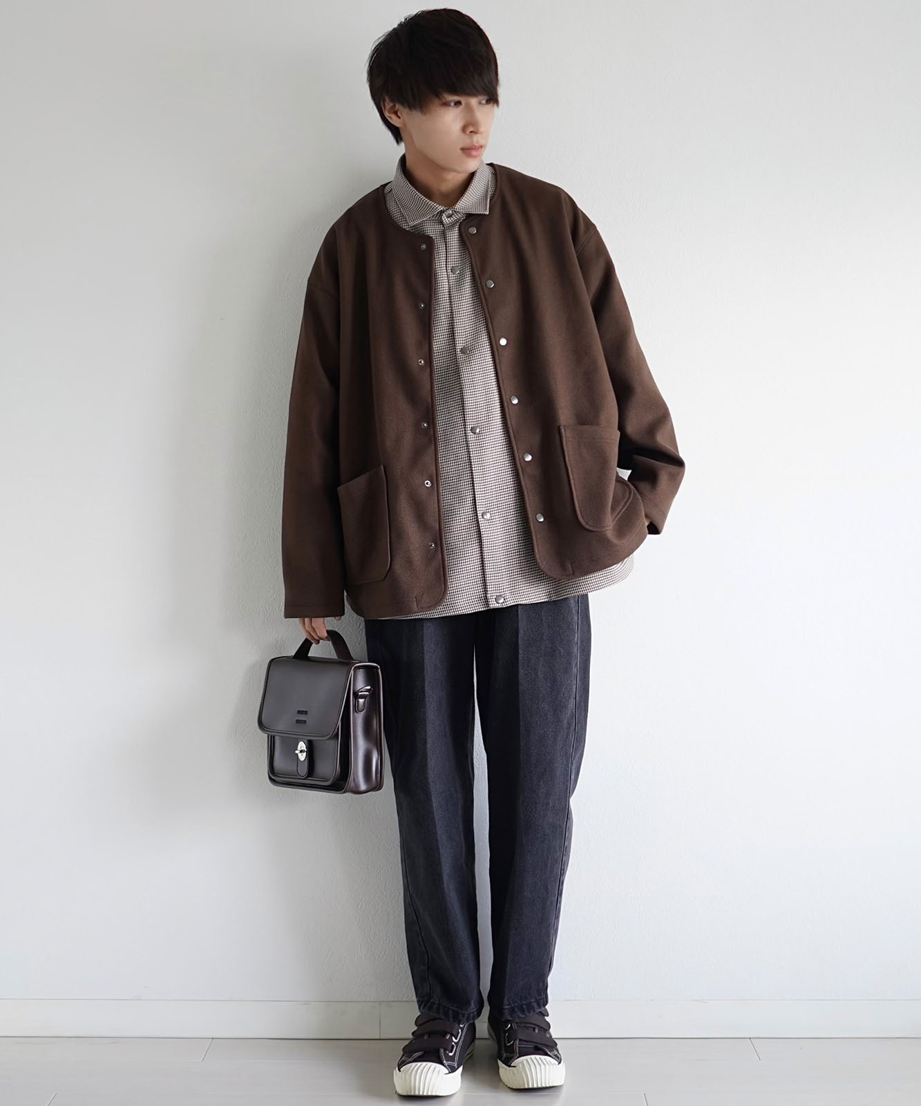 【 DEVICE × こーせコラボ 】 Rename フロントバックル 横型 ショルダーバッグ メンズ レディース ユニセックス 学生 おしゃれ ミニショルダー きれいめ カジュアル 高級感 RSG22036