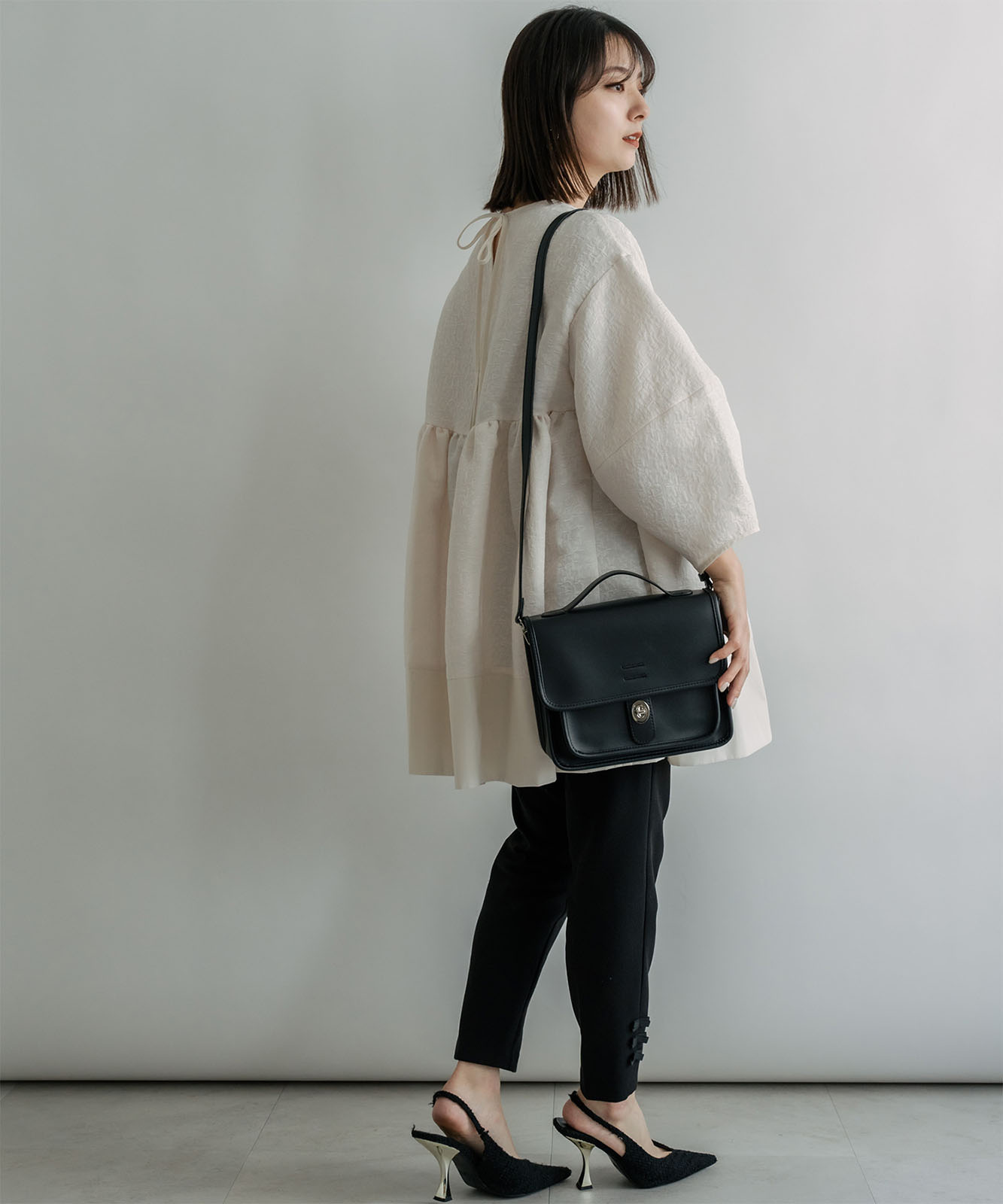 【 DEVICE × こーせコラボ 】 Rename フロントバックル 横型 ショルダーバッグ メンズ レディース ユニセックス 学生 おしゃれ ミニショルダー きれいめ カジュアル 高級感 RSG22036